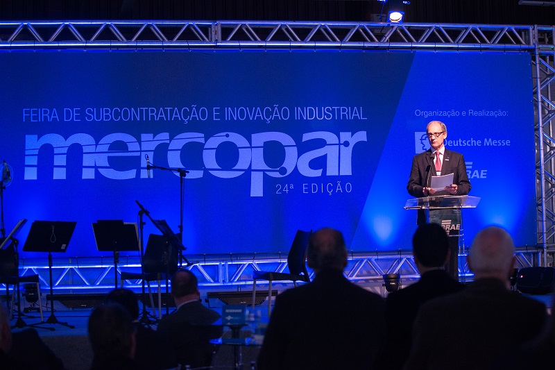 Derly Fialho, diretor-superintendente do SEBRAE/RS, lembrou a capacidade do setor industrial (Foto: Giovani Vieira)