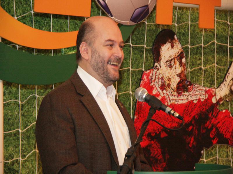 (Renan Arnold) Vitor Koch abriu o evento sobre as oportunidade da Copa em Igrejinha