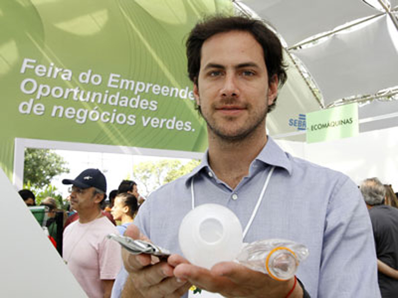 (Thelma Vidales) Felipe Kurc, da Eco RVS, fabricante de equipamentos que estimulam a coleta seletiva