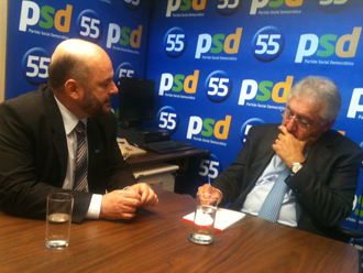 Vitor Koch (E) e Afif Domingos (D). Foto: Sebrae/RS