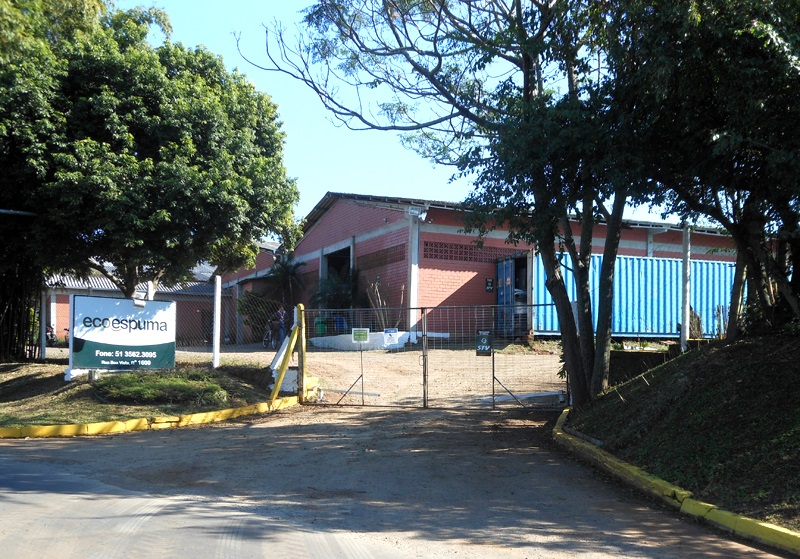Fábrica da Ecoespuma está localizada no município de portão (Foto: Divulgação)
