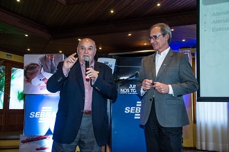 O presidente e o diretor-superintendente do SEBRAE/RS (Foto: Giovani Vieira)