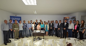 Solenidade reuniu autoridades do SEBRAE/RS e do município (Foto: SEBRAE/RS)