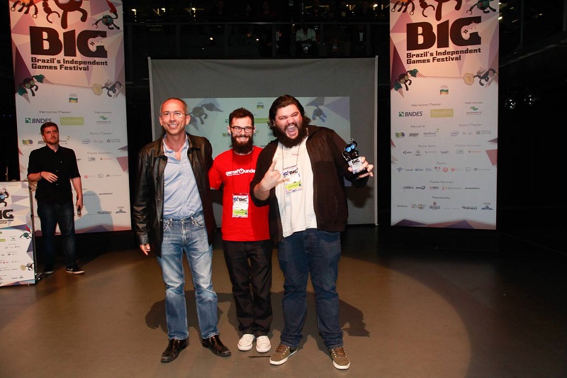 Imgnation Studios, de Santa Maria, venceu na categoria melhor jogo de entretenimento no Big Festival (Foto: Divulgação)