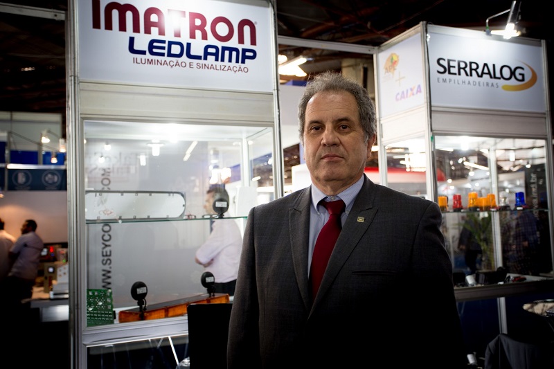 Diretor de Desenvolvimento e Marketing da Imatron Reatores e Luminarias Reomar Angelo Slaviero (Foto: Eduardo Rocha)