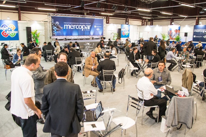 As Rodadas de Negócios atraem centenas de empresas para a Mercopar (Foto: Giovani Vieira)