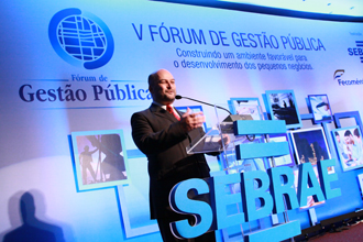 Presidente do Sebrae/RS, Vitor Augusto Koch, no evento