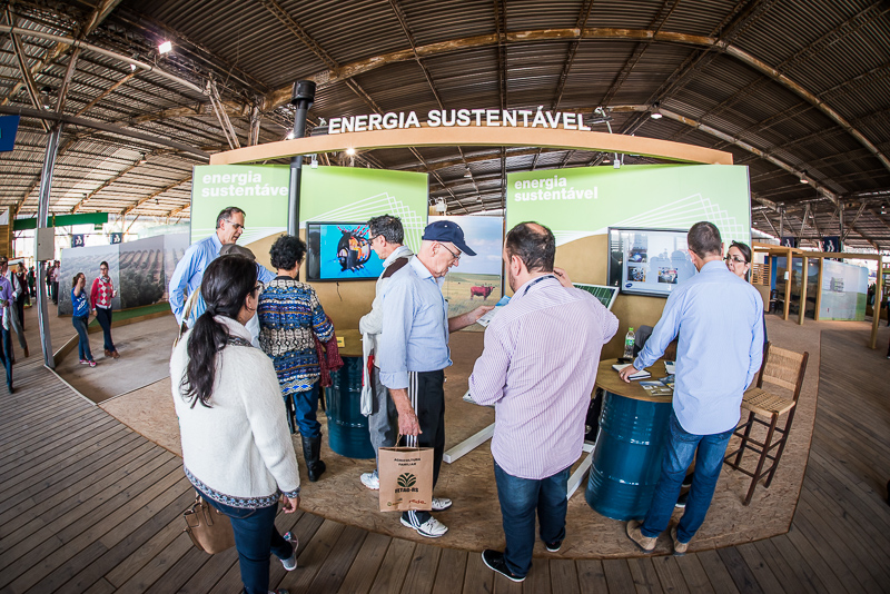 Espaço de Energia Sustentável no Salão do Empreendedor Rural (Foto: Fagner Almeida)