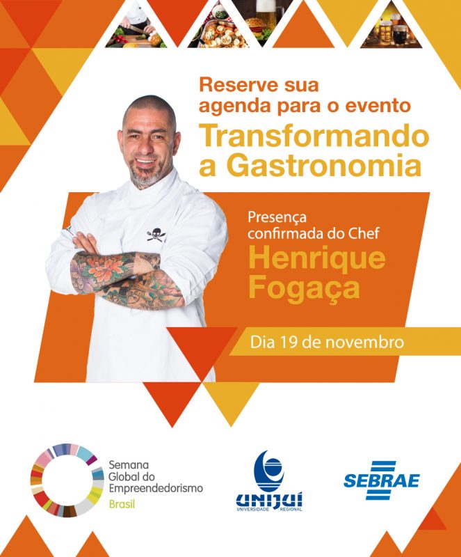 Chef Henrique Fogaça participa do Seminário Gastronomia que Transforma
